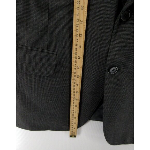 Samuelsohn Sport Coat 46 Long Blazer Houndstooth Wool Super 100 VINTAGE - Picture 4 of 14